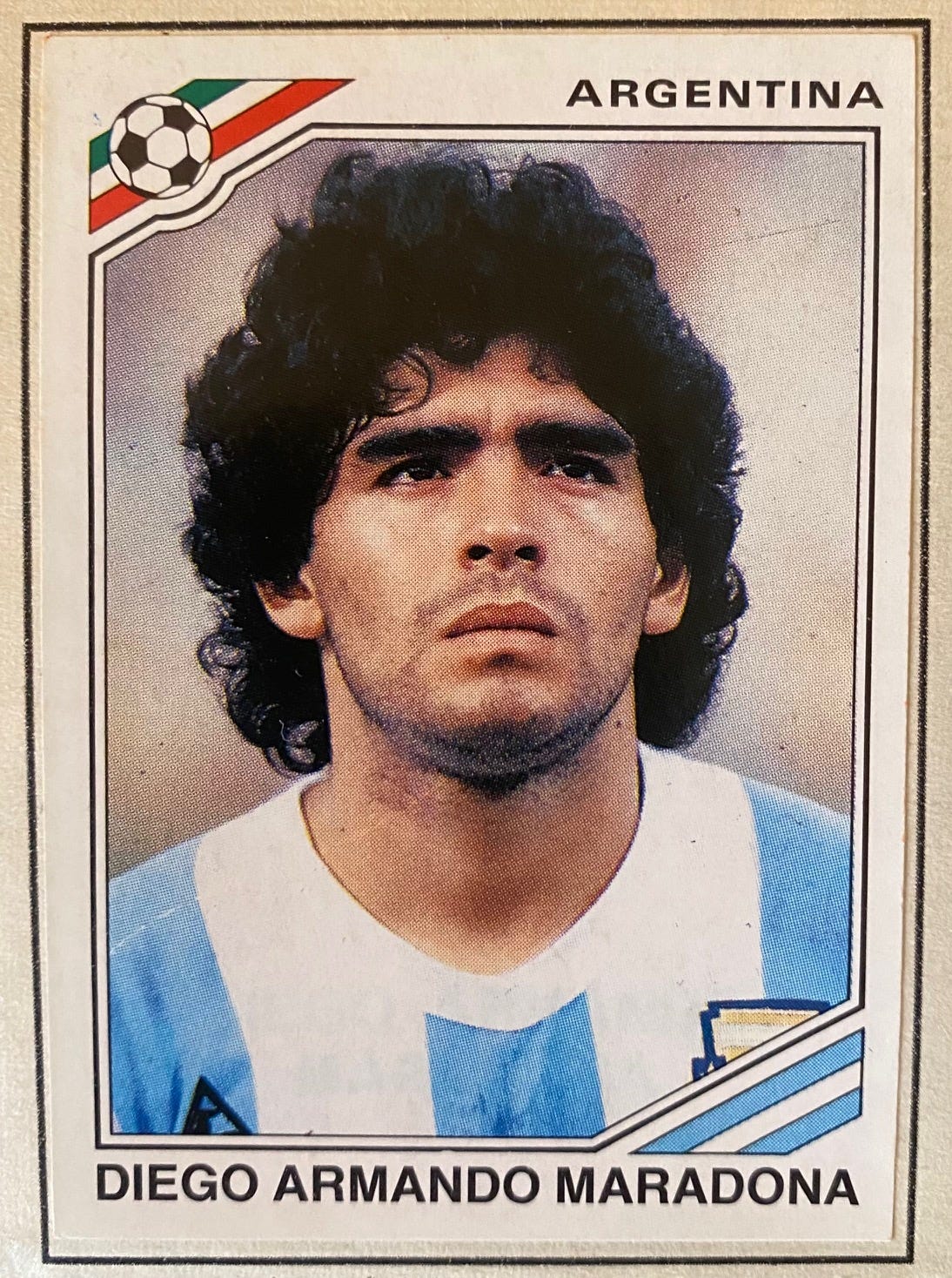 Figurina Maradona Mexico '86 