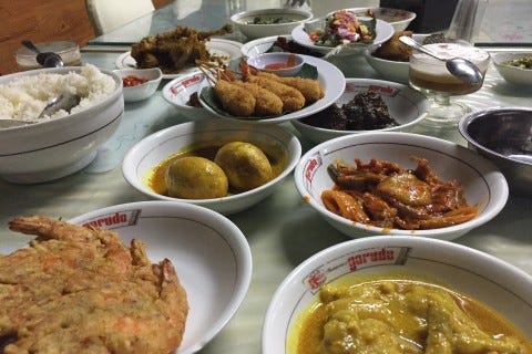 Oh Padang food. At Sederhana. Photo: Stuart McDonald
