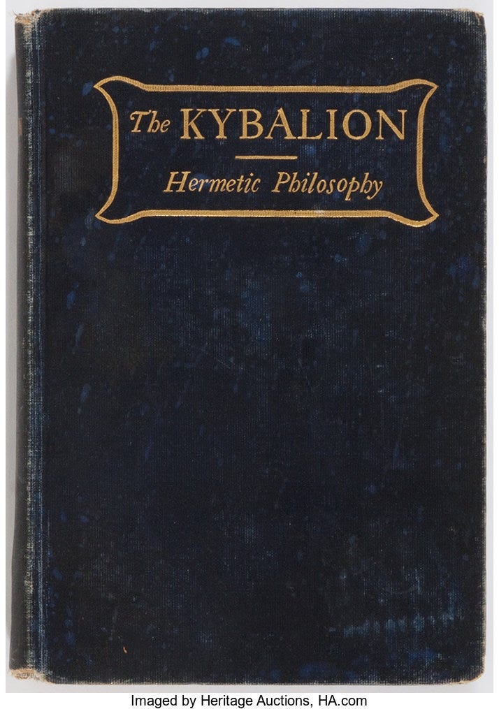 Hermetic Philosophy]. The Kybalion. Chicago: Yogi Publication | Lot #93076  | Heritage Auctions