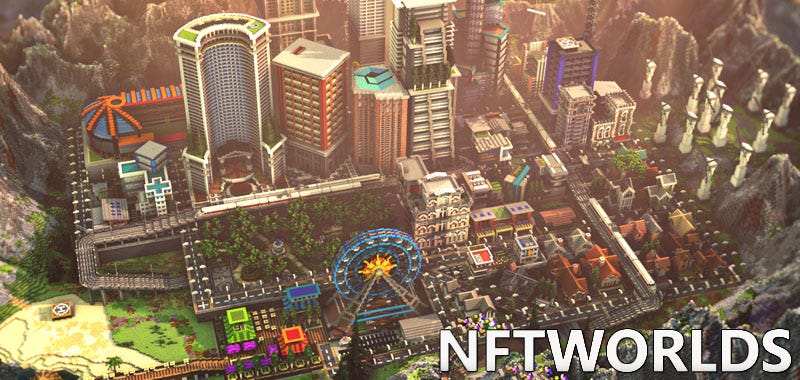 NFT Worlds Minecraft Microsoft