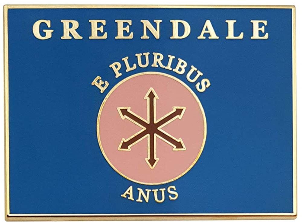 Greendale Community College flag.