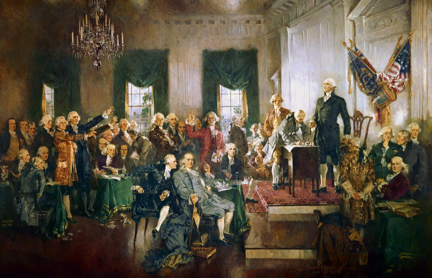 Scene at the Signing of the Constitution of the United States - Wikipedia