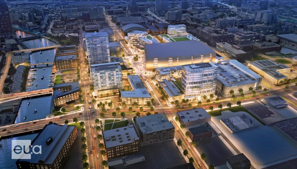 Slideshow-image: Featuring Fiserv Forum at the center, Deer District will be a 365-day destination, serving as a hub for Milwaukee’s vibrant future and connecting o...