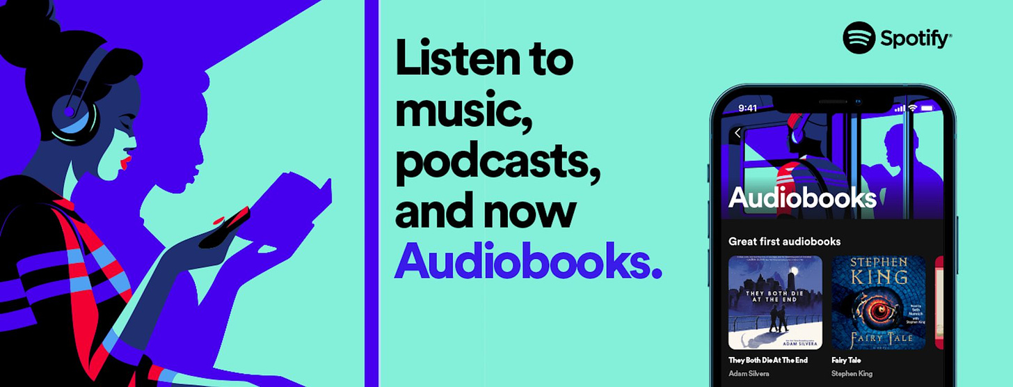 With Audiobooks Launching in the U.S. Today, Spotify Is the Home for All  the Audio You Love — Spotify