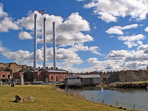 Old Mill District of Bend, Oregon