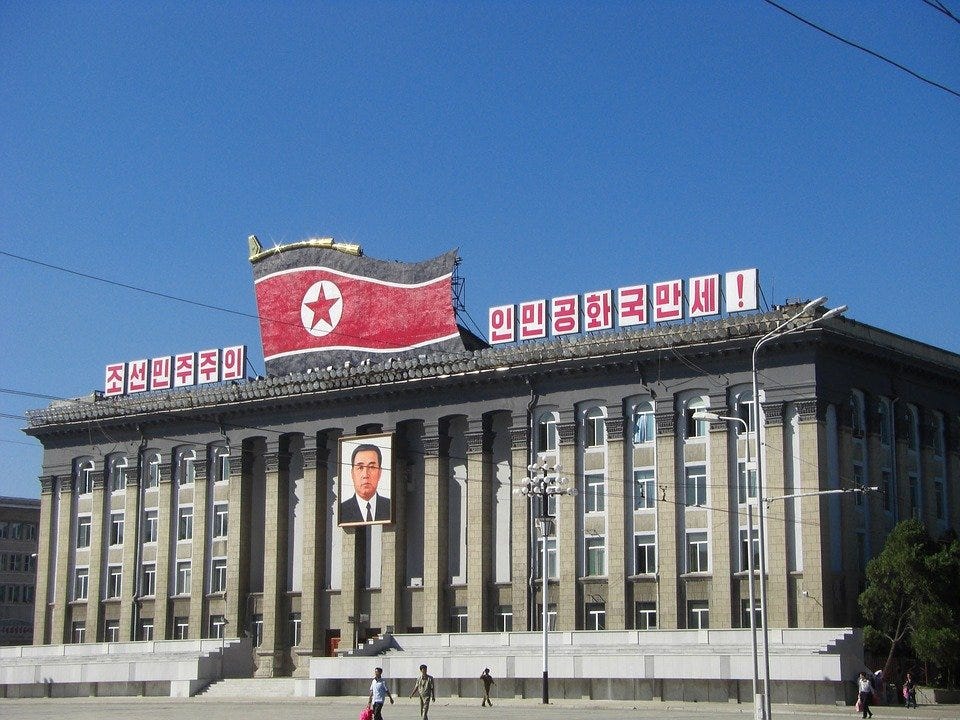 North Korea, Pyongyang, Building, Kim Il Sung Square
