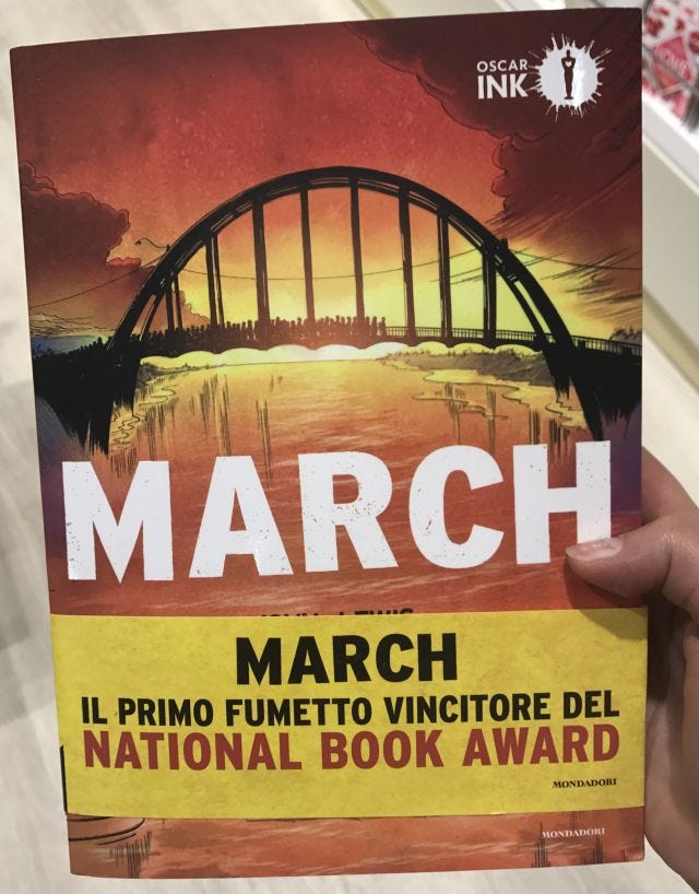 March, dettaglio copertina