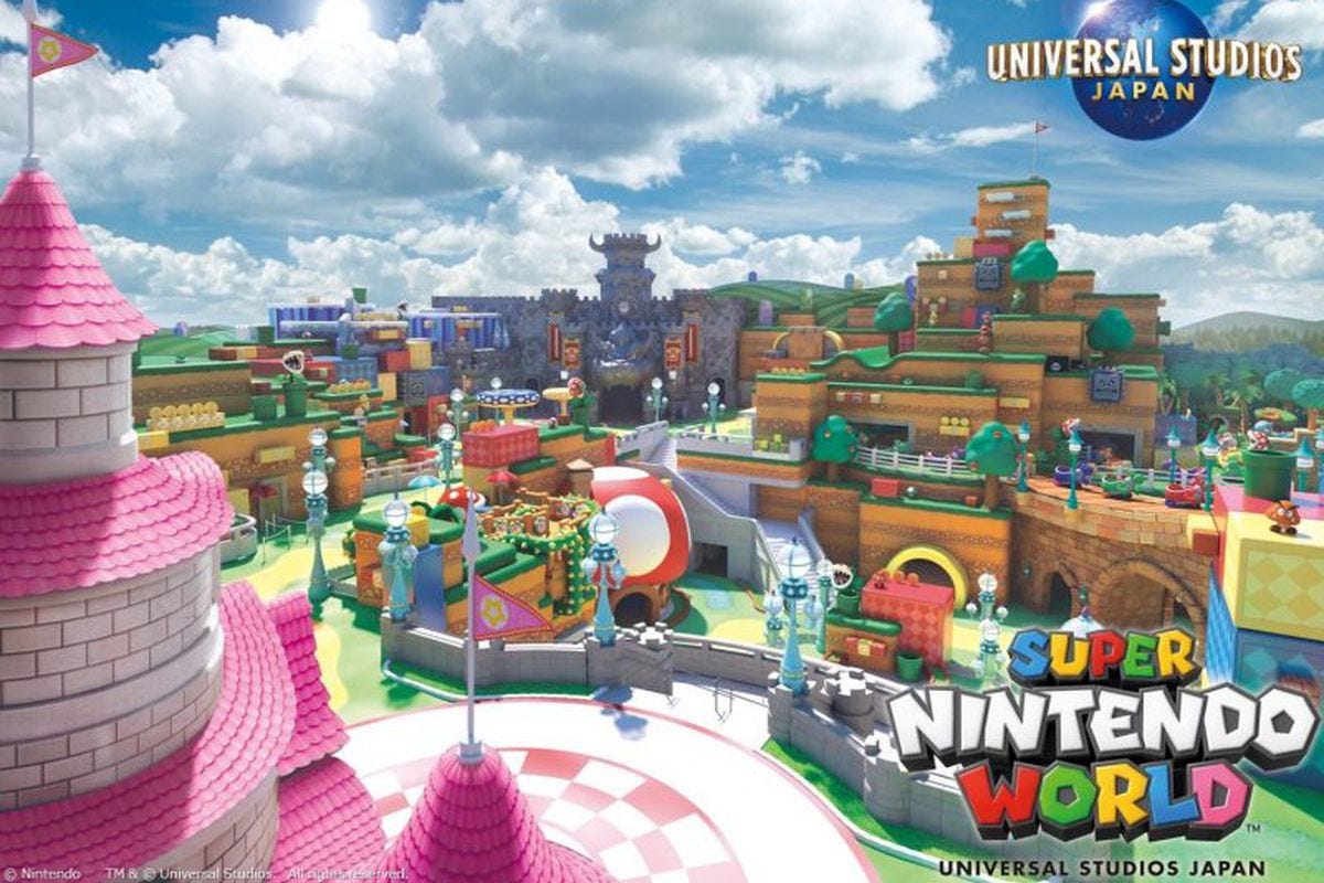 Japan&#39;s Super Nintendo World theme park will feature smart Mario-themed  wristbands - The Verge
