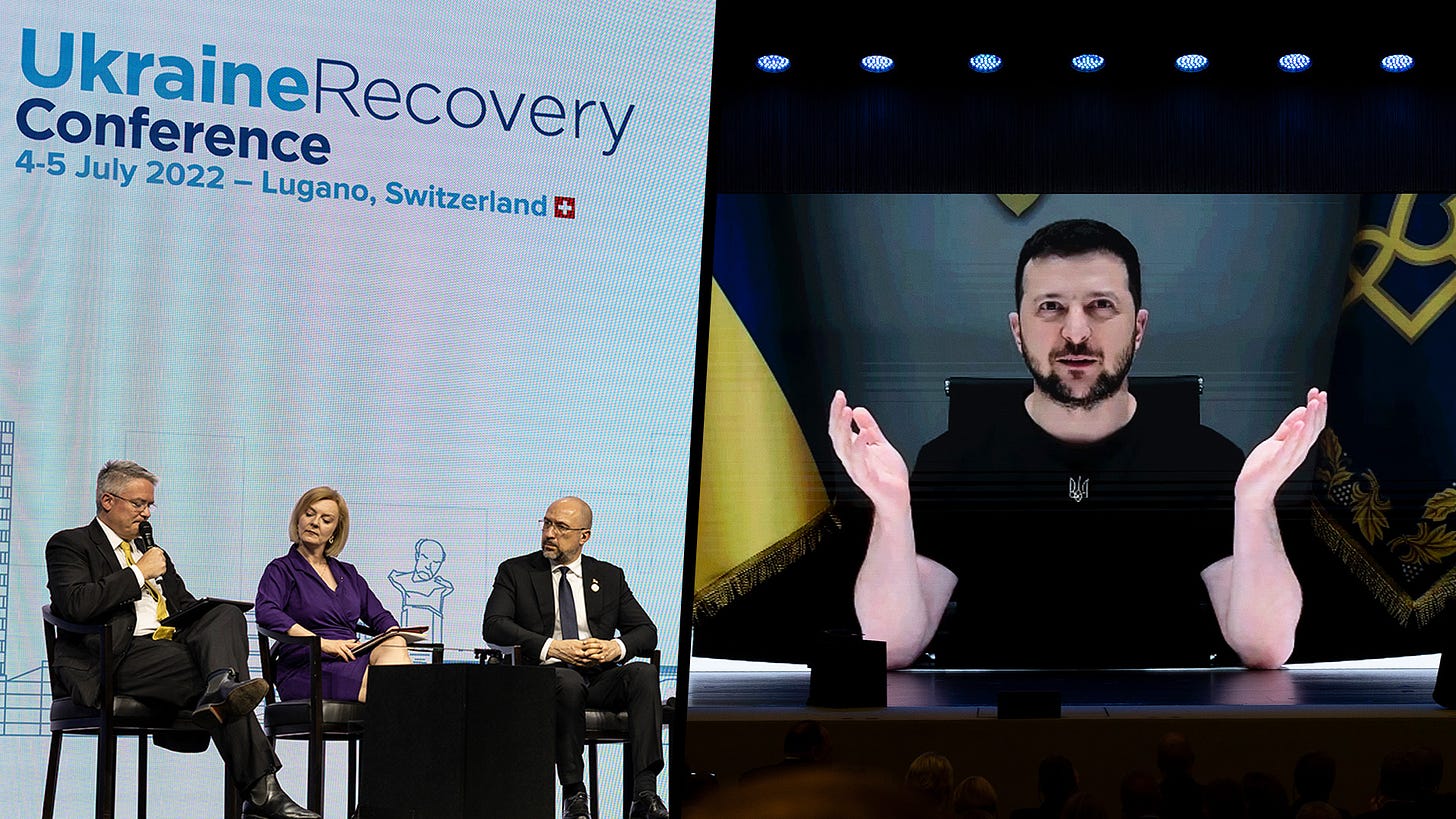 Ukraine Recovery Conference neoliberal reforms
