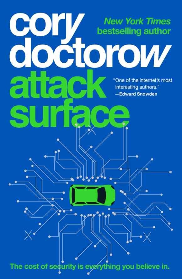 The cover for the paperback of 'Attack Surface.'