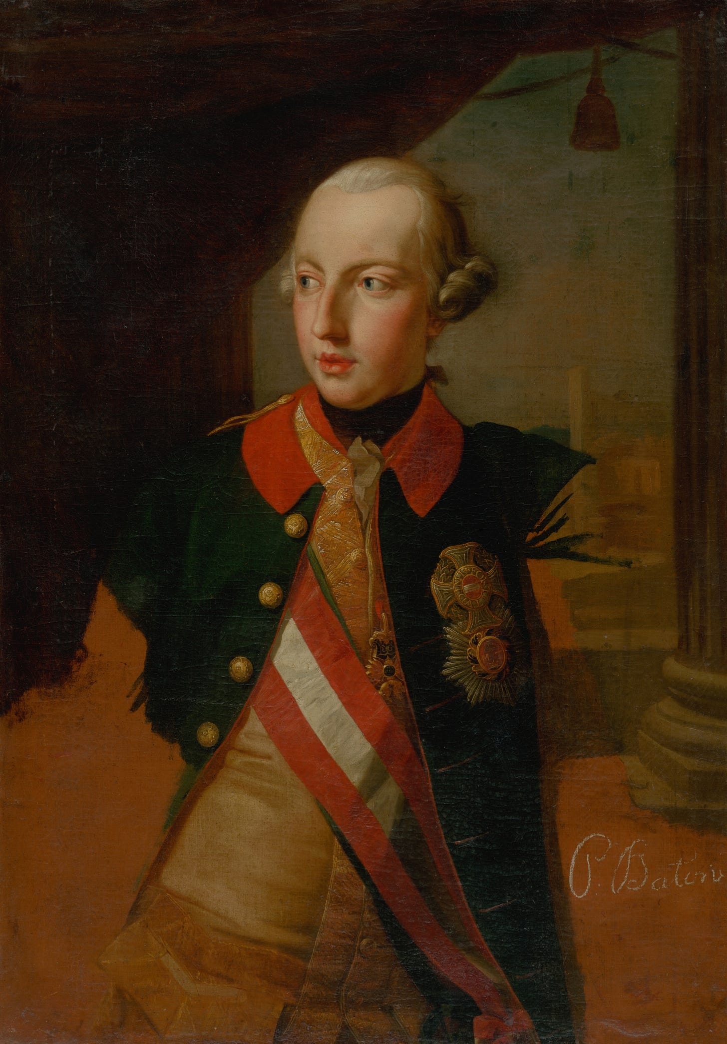 Study for the Portrait of Emperor Joseph II (1769) by Pompeo Batoni