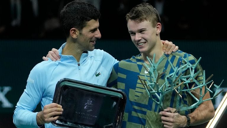 Paris Masters: Holger Rune shocks Novak Djokovic to win title in French  capital | Tennis News | Sky Sports