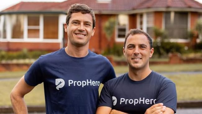 PropHero co-founders Pablo Gil Brusola and Mickael Roger.