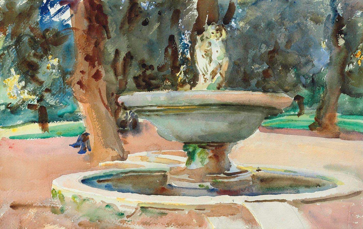 Fontana dei Pupazzi, Villa Borghese, Rome (circa 1906-07)