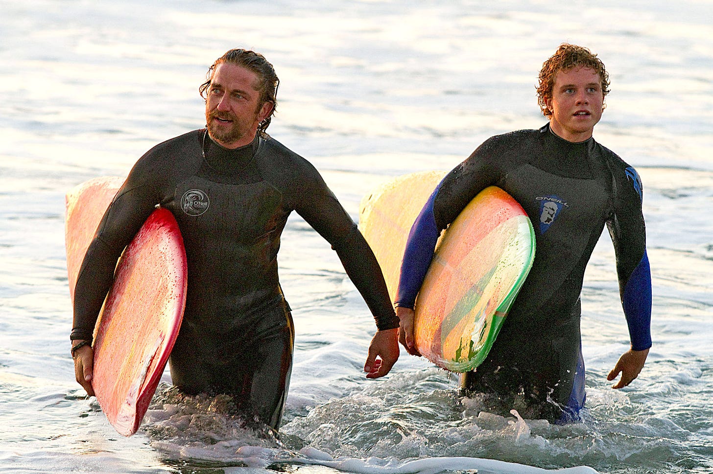 Gerard Butler in the Surfing Movie &#39;Chasing Mavericks&#39; - The New York Times