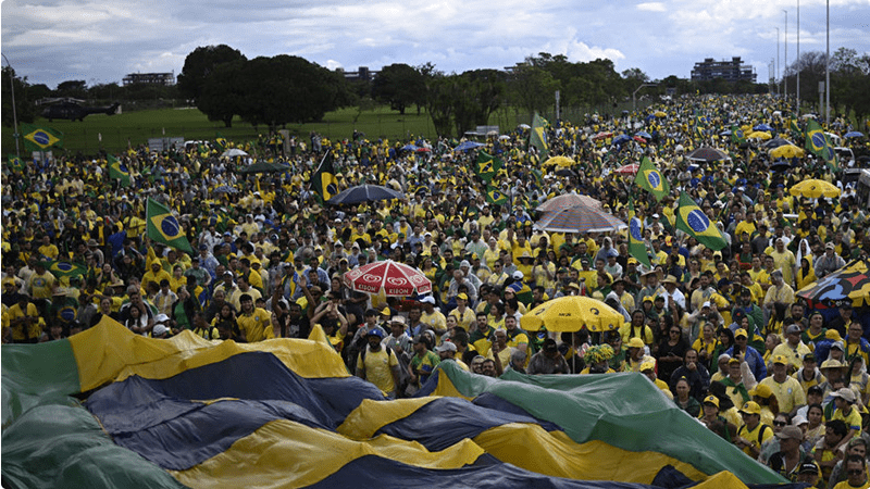 Brazilians protesting election results have their bank accounts frozen