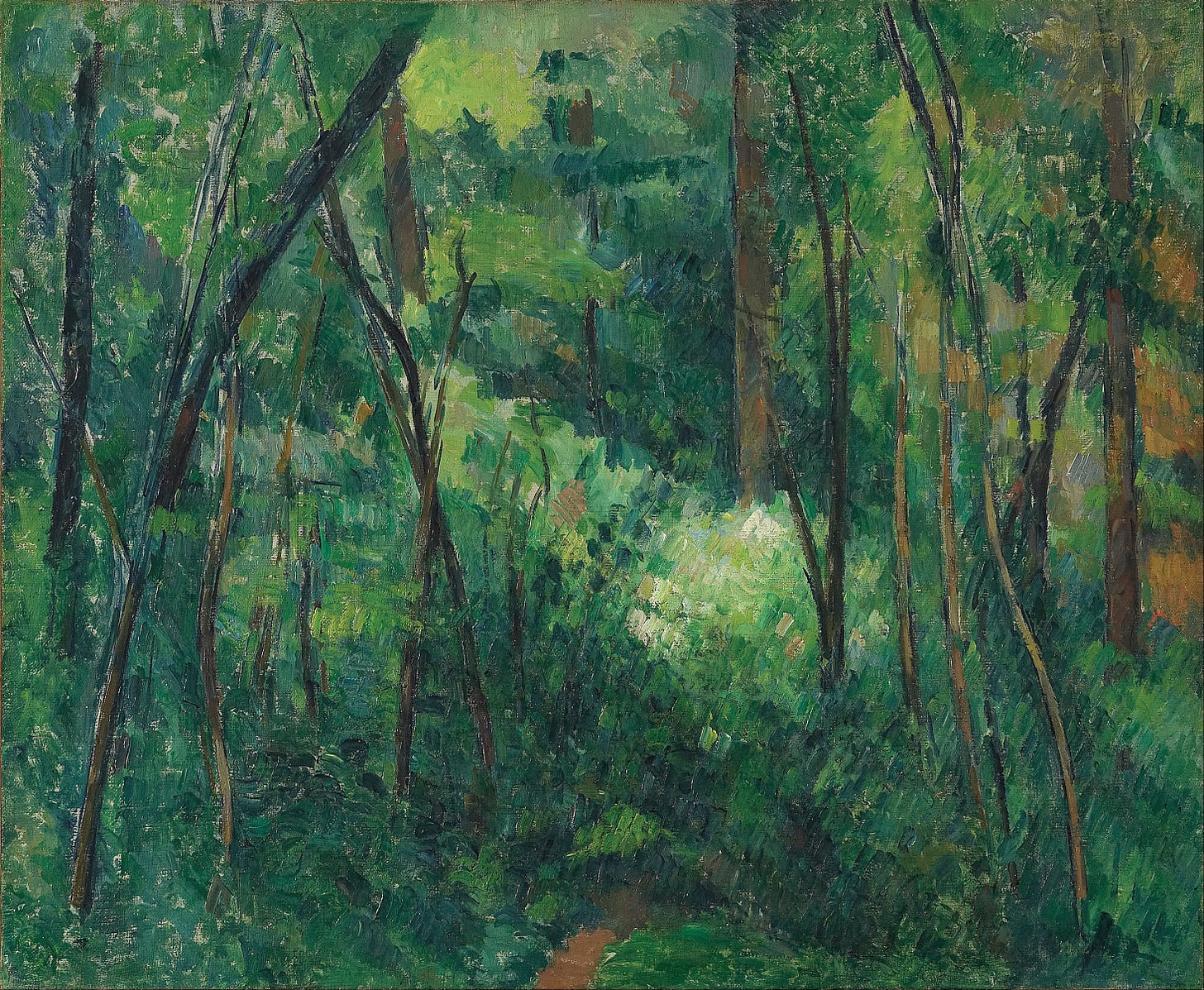 File:Paul Cézanne - Interior of a forest - Google Art Project.jpg ...
