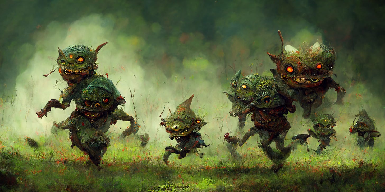 goblins running wild