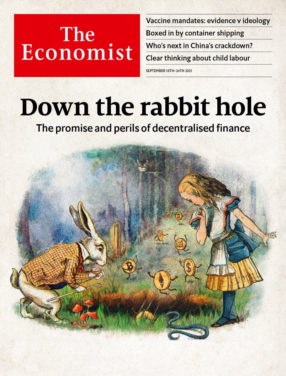 The Economist on Twitter: &quot;Decentralised finance is one of three tech  trends disrupting finance—and it has the potential to rewire how the  industry works. In our cover this week, we go down