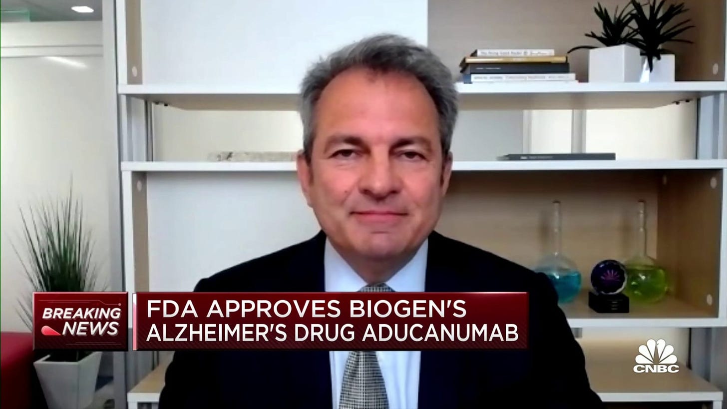 Biogen CEO on FDA approval for its Alzheimer&#39;s drug