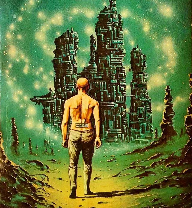 1975 Eddie Jones cover art for ‘We Can Build You,’ by Philip K. Dick