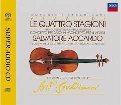 Vivaldi / Accardo, Salvatore / I Solisti Di Napoli - Vivaldi: The Four  Seasons; Concertos for 3 & 4 violins - Hybrid-SACD - Amazon.com Music