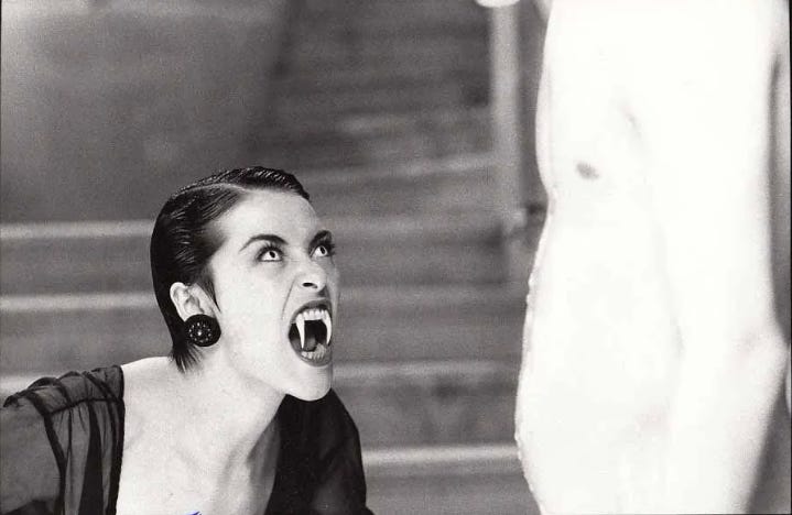 Amanda Donohue in “The Lair of The White Worm” (1988)