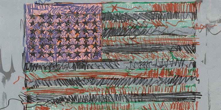 Flags II, Jasper Johns, 1970