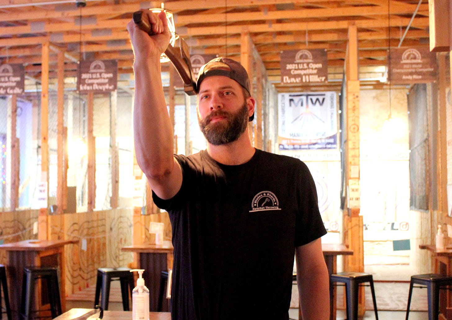 John Doepke of Wausau recently competed in the World Axe and Knife Throwing Championships in Appleton and his story was covered in The Wausau Sentinel by Evan J. Pretzer
