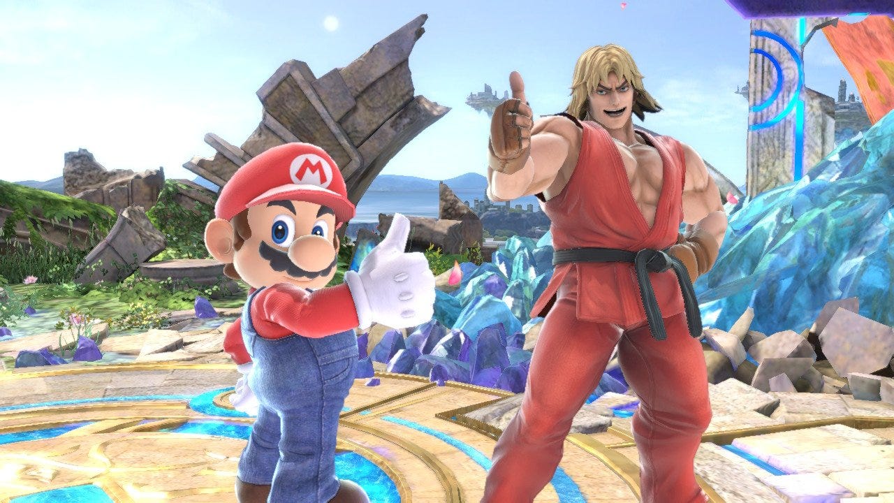 Thumbs Up Ken on Twitter: "Thumbs Up Ken next to Super Mario!  https://t.co/gWiihnXOec" / Twitter
