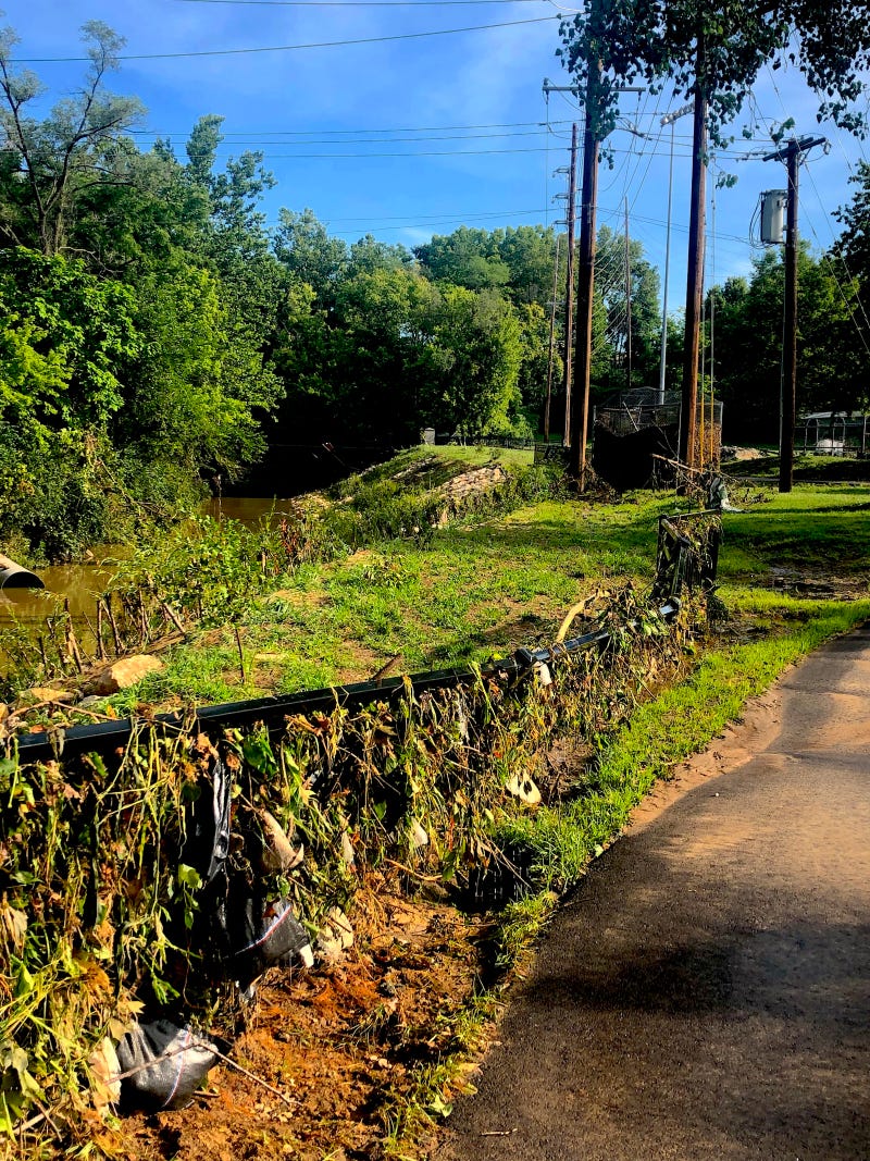 Flood Mitigation + Fence