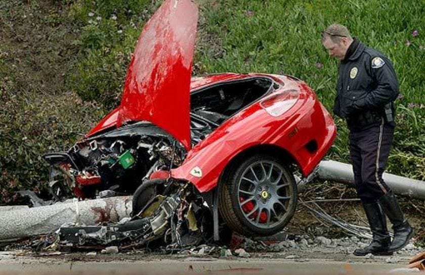 Crash of speeding Ferrari kills mixed martial arts figure Charles Lewis -  Los Angeles Times