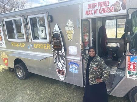 Khalipha Kane sells halal soul food, something that’s hard to find in Michigan, replacing pork with other meats, which are prepared according to Islamic dietary laws.  Courtesy Khalipha Kane
