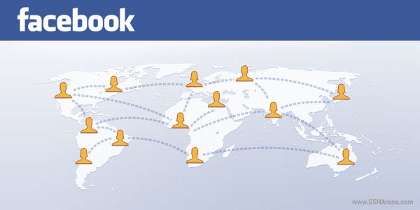 Facebook keeps in touch 500 million users all over the world
