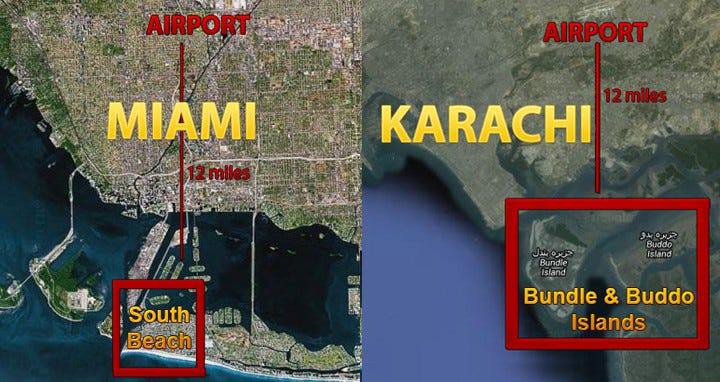 Newspaper Karachi Master 6 Karachi is getting the Biggest Island Development in the World!