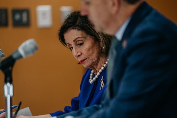 Nancy Pelosi said the attacks on her husband last month and on the Capitol last year were “fueled by misinformation.”