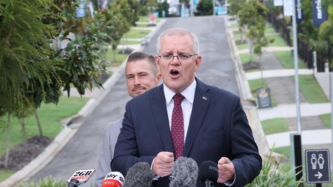 Scott Morrison says his housing scheme will ensure Australians are ‘better off’ in retirement. Picture: Jason Edwards