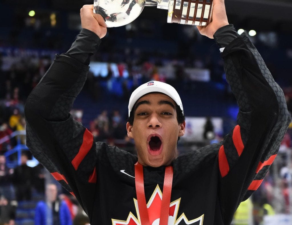 Byfield Captures World Junior Gold With Canada's National Junior Team –  Sudbury Wolves