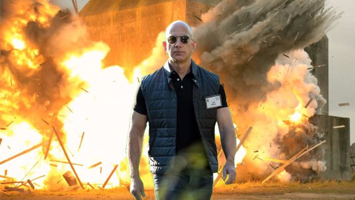 A swole Jeff Bezos has become one jacked-up, Photoshopped meme | Mashable