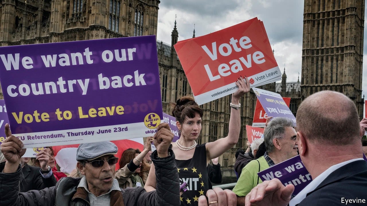 Refighting the referendum - Did Vote Leave cheat to win the Brexit  referendum? | Britain | The Economist