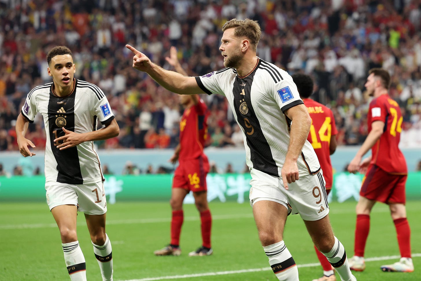 Spain 1 Germany 1: Super-sub Fullkrug keeps German World Cup hopes alive  with late equaliser after Morata opener | The Sun