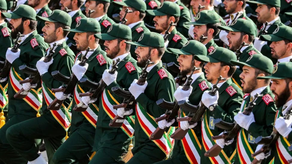 IRGC:llä arvioidaan olevan yli 190 000 aktiivihenkilöä.