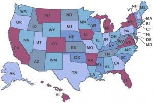 Alaska, U.S. Map