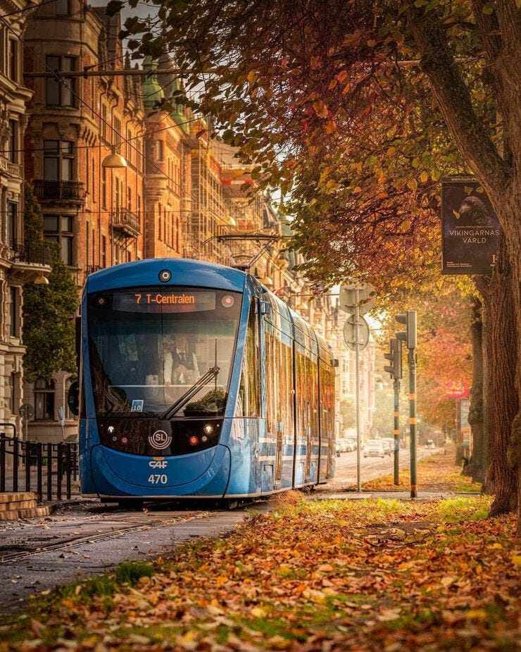 Transporte público en Estocolmo (Suecia) 