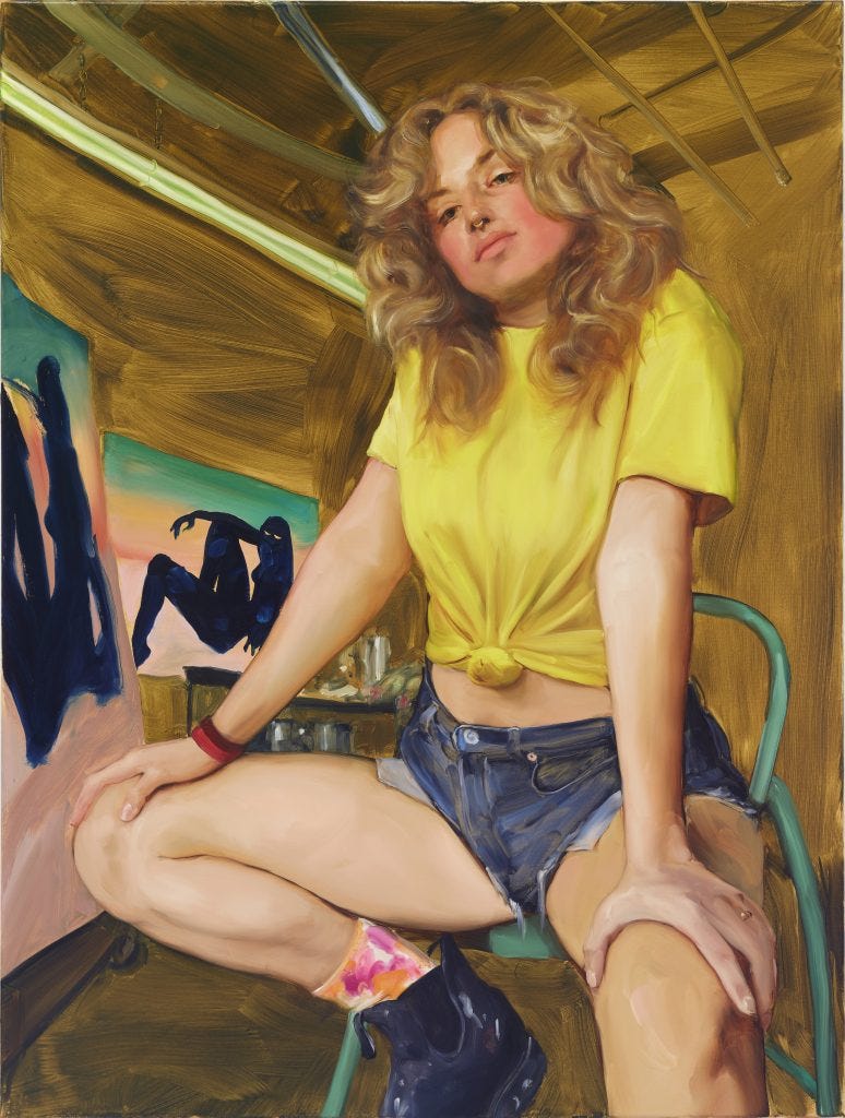 Jenna Gribbon And Her Intimate Paintings Of Your Favourite Artists -  TheArtGorgeous