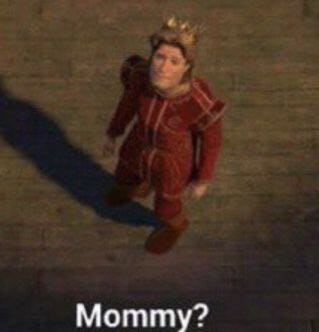Prince Charming from Classic Film Shrek 2 (2004) saying "Mommy?"