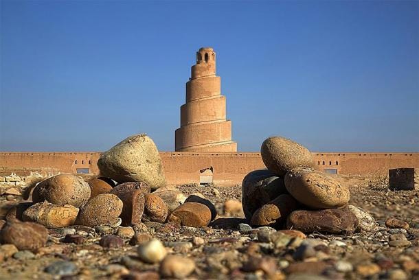 The minaret of the Great Mosque of Samarra. (Taisir Mahdi / CC BY-SA 4.0)