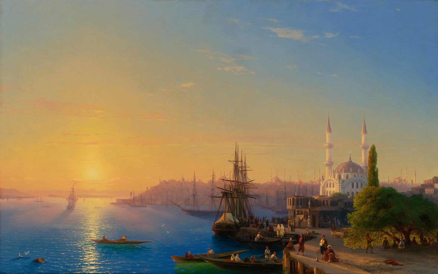File:Aivazovsky - View of Constantinople and the Bosphorus.jpg - Wikimedia  Commons