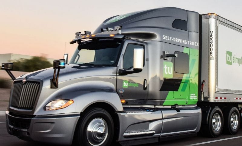 Self-Driving Truck Startup TuSimple Announced Partnership with Auto Supplier ZF for the Production of Autonomous Trucks