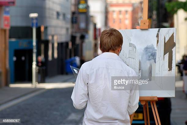 30 Street Painter High Res Illustrations - Getty Images